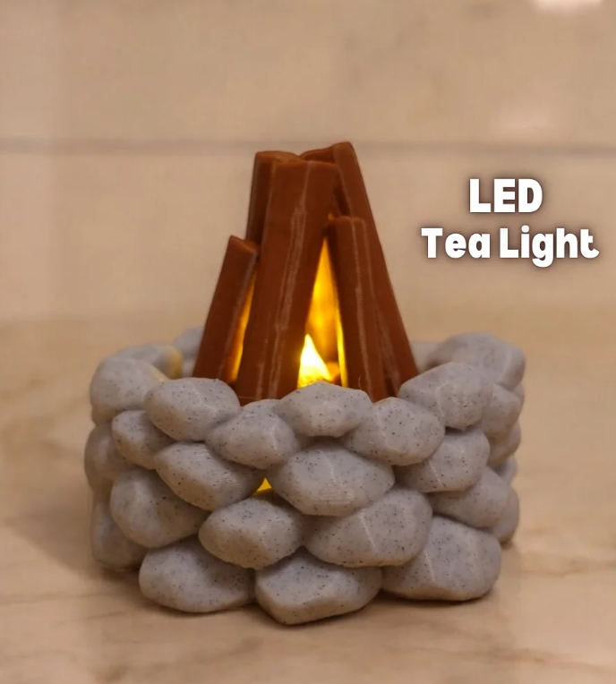 Lil’ Campfire LED Tea Light 🔥